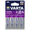 Батарейка VARTA LITHIUM/ULTRA LITHIUIM AA (упаковка 4шт) 06106301404