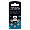 Батарейки 675/PR44 1.45V VARTA RAYOVAC ACOUSTIC для слуховых аппаратов (упаковка 6шт) 04600745416
