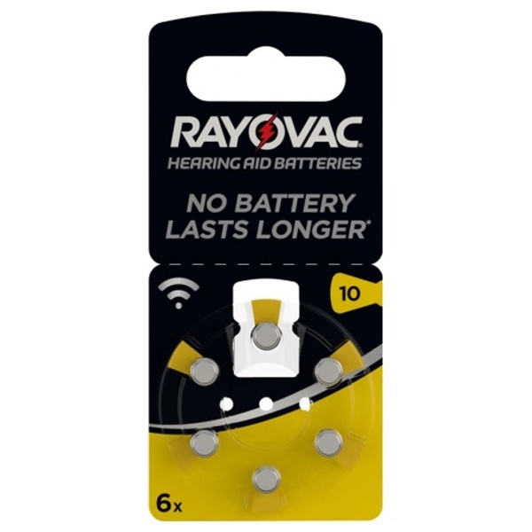 Батарейки 10/PR70 1.45V VARTA RAYOVAC ACOUSTIC для слуховых аппаратов (упаковка 6шт) 04610945416