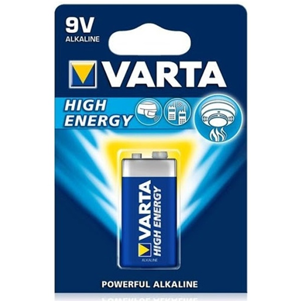 Батарейка Крона VARTA LONGL. POWER 9V (упаковка 1шт) 04922121411