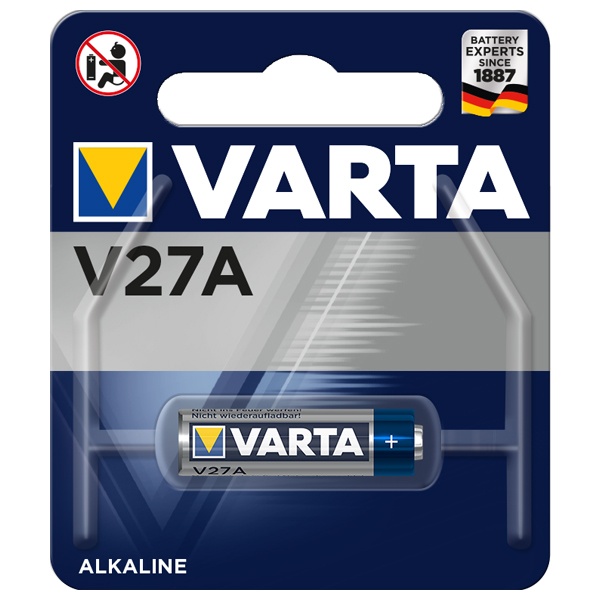 Батарейка VARTA ELECTRONICS V27A (упаковка 1шт) 04227101401