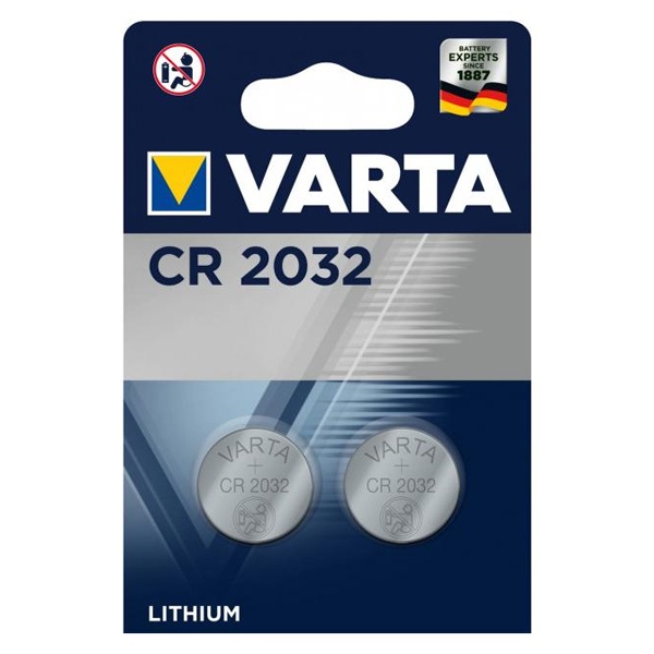 Батарейка VARTA ELECTRONICS CR 2032 (упаковка 2шт) 06032101402
