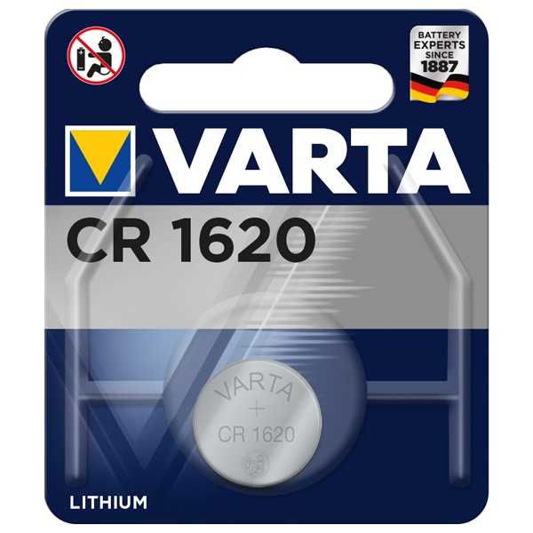 Батарейка VARTA ELECTRONICS CR 1620 (упаковка 1шт) 06620101401/06620112401