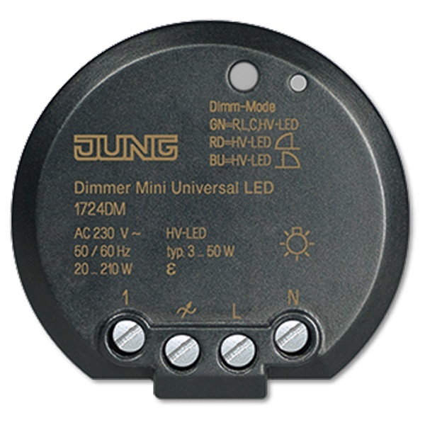 Универсальный мини диммер 20-210Вт Jung