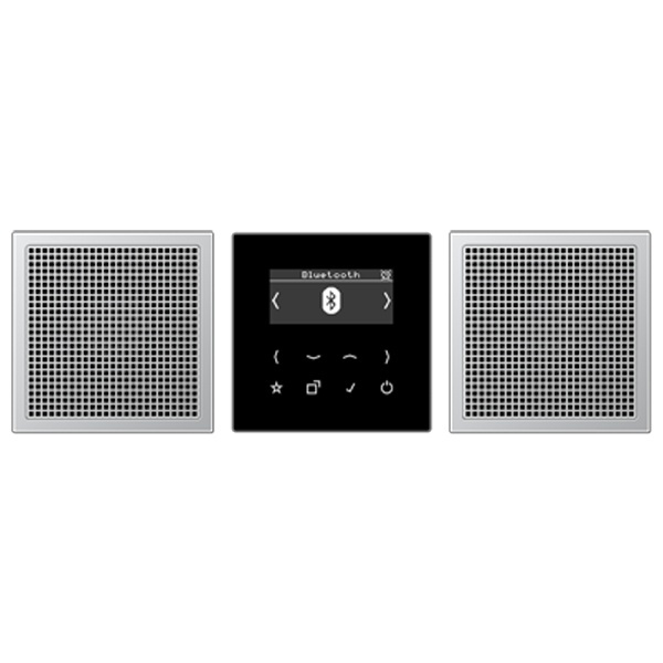 Цифровое радио DAB+/FM с поддержкой Bluetooth стерео Jung LS черный/алюминий