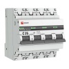 Автоматический выключатель 4P 25А (C) 4,5kA ВА 47-63 EKF PROxima (автомат электрический)