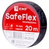 Изолента ПВХ черная 19мм 20м -50..+80 6кВ серии EKF SafeFlex