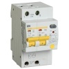 Дифференциальный автоматический выключатель селективный АД12MS 2P C50 100мА тип А 4500кА ИЭК (автомат электрический)