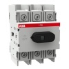 Рубильник ABB OT125M3 (PRO M) на 125А 3х-полюсный для установки на DIN-рейку или монтажную плату (выключатель нагрузки)