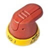 Ручка ABB OHY45J6 желто-красная IP65 для управления через дверь рубильниками OT16...125F и OT160G