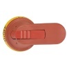 Ручка ABB OHY80J6 желто-красная IP65 для управления через дверь рубильниками OT160EV...250E