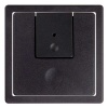 Накладка для проходного двухуровнего светорегулятора выключателя Simon 82, графит