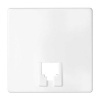 Накладка для телефонной розетки Simon 82 Concept белый матовый