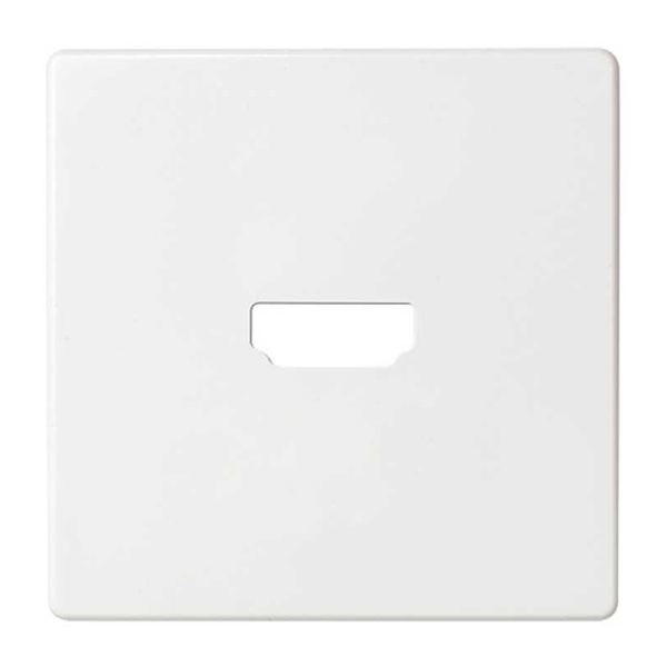 Накладка для розетки HDMI Simon 82 Concept белый матовый