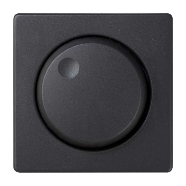 Накладка для светорегулятора Simon 82 Concept черный матовый