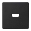 Накладка для розетки HDMI Simon 82 Concept черный матовый