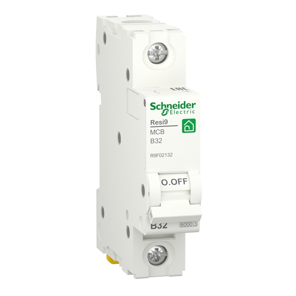 Автоматический выключатель Schneider Electric RESI9 1П 32А В 6кА 230В 1м (автомат электрический)