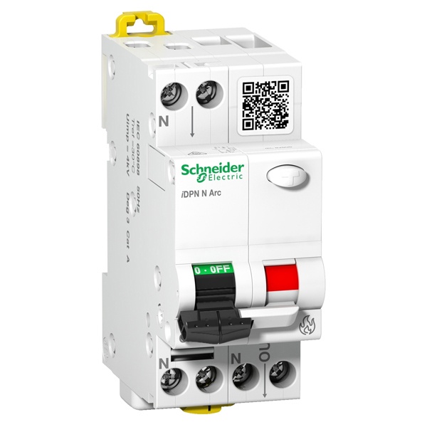 Автоматический выключатель с защитой от дуги Schneider Electric iDPN N Arc 1P-N C10А 6кА 2м (автомат электрический)