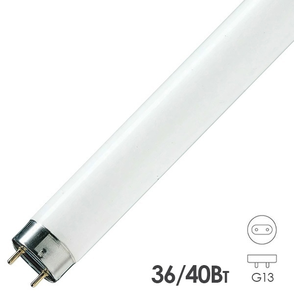 Лампа в ловушки для насекомых LEDVANCE Attractive UVA 36/40W T8 G13 BL 355-385nm сушка гель-лака