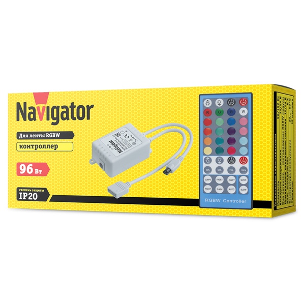 Контроллер Navigator 14 469 ND-CWRGB96IR-IP20-12V 0-192W DC12/24V