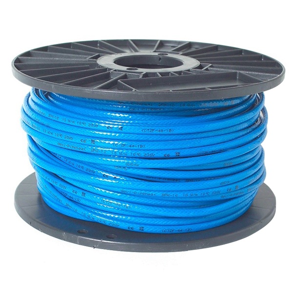 Греющий кабель саморегулирующийся DEVIpipeheat™ 10 V2 синий (100 м)