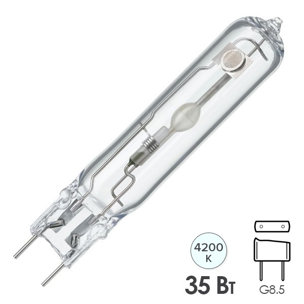 Лампа металлогалогенная Philips CDM-TC Elite 35W/942 4200K G8.5 (МГЛ)