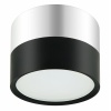 Светильник накладной ЭРА под лампу GX53 OL7 BK/CH алюминий, цвет черный+хром (5056396217626)