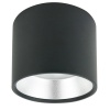 Светильник накладной ЭРА OL8 под лампу GX53, алюминий, цвет черный+серебро (5056396217749)