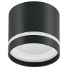 Светильник накладной ЭРА OL9 под лампу GX53, алюминий, цвет черный+белый (5056396217824)