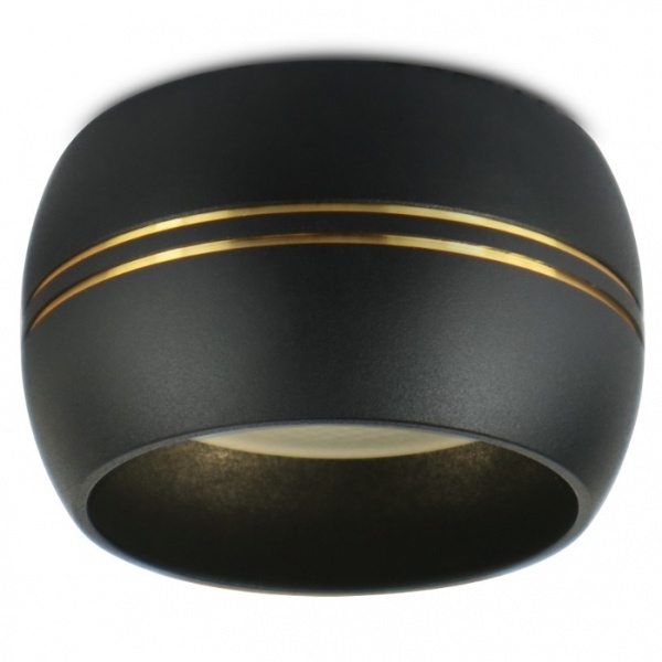 Светильник накладной ЭРА OL13 под лампу GX53 BK/GD, алюминий, цвет черный/золото (5056396234173)