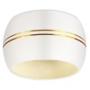 Светильник накладной ЭРА OL13 под лампу GX53 WH/GD, алюминий, цвет белый/золот (5056396234197)