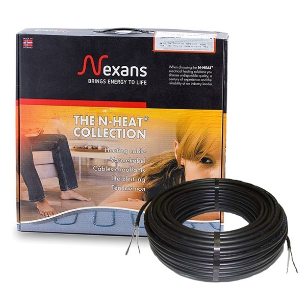 Греющий кабель одножильный с алюминиевым экраном TXLP/1R/28 340W 12,2м (black) Nexans