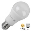 Лампа светодиодная груша ЭРА LED A60 17W 827 E27 теплый свет (5056183711658)