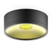 Светильник светодиодный накладной Overhead LED 12W 4000K 170-240V 770lm IP20 140*50мм черный золото