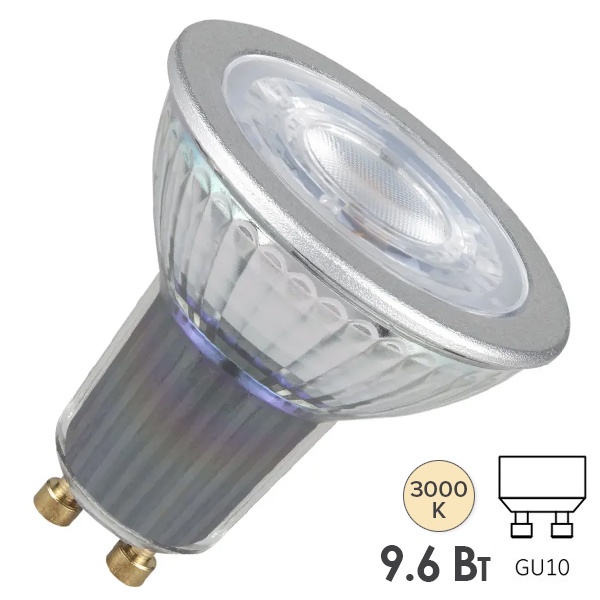 Лампа светодиодная Osram LED PARATHOM PAR16 9,6W/830 (100W) 230V GU10 36° 750Lm