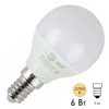 Лампа светодиодная шарик ЭРА RED LINE ECO LED P45 6W 827 E14 теплый свет (5055945557329)