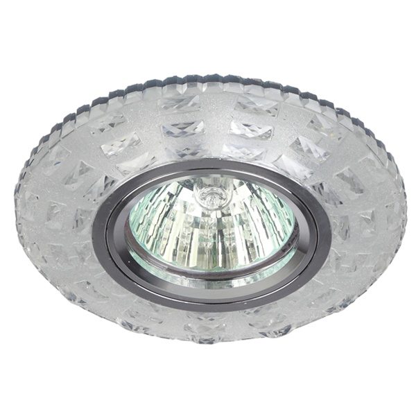 Светильник ЭРА декор со светодиодной подсветкой MR16, DK LD8 SL/WH прозрачный (5055945542042)