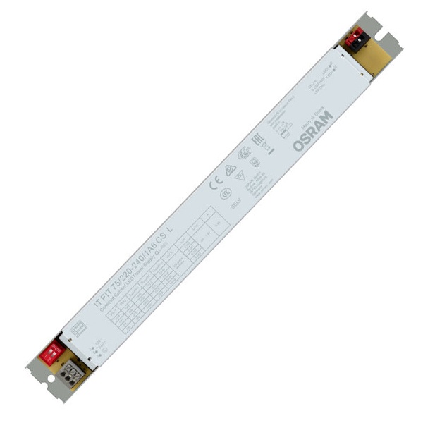 LED драйвер IT FIT 75/220…240/1A6 CS L 30-75W 1300/1400/1500/1600мА DIP-переключатель Osram