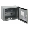 Щит навесной металлический ЭРА SIMPLE ЩМПг (окно)-02 с монтажной панелью (250х300х175) IP54 ЭРА (электрический шкаф)