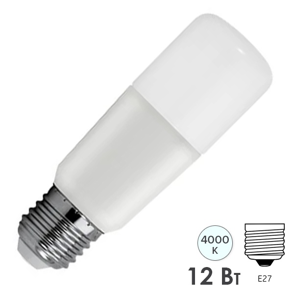Лампа Tungsram LED 12W STIK 840 230V E27 BX 1150lm d45x137.5mm