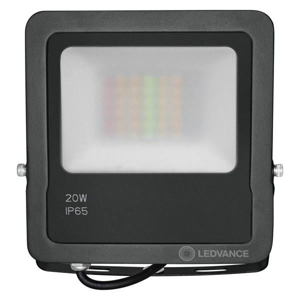 Прожектор светодиодный LEDVANCE SMART 10W 630lm 3000К IP65 RGBW WiFI темно серый