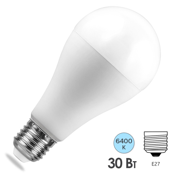 Лампа светодиодная Feron LB-130 A80 30W 6400K 230V E27 2680Lm