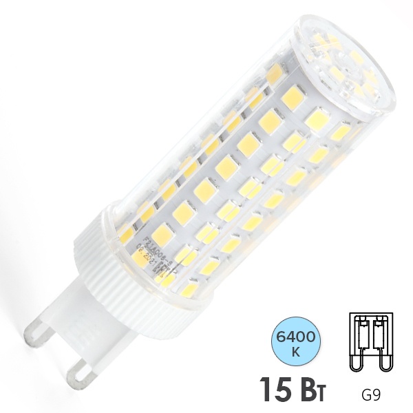Лампа светодиодная Feron LB-437 15W 6400K 230V G9