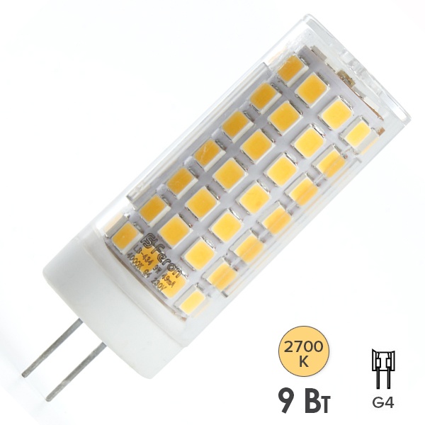 Лампа светодиодная Feron LB-434 9W 2700K 230V G4