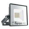 Прожектор светодиодный PRO LL-1000 10W 6400K 900Lm IP65 черный алюминий Feron