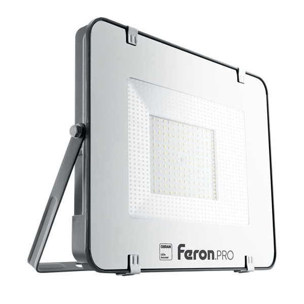 Прожектор светодиодный PRO LL-1000 150W 6400K 18000Lm IP65 черный алюминий Feron