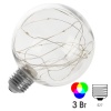 Лампа светодиодная Feron LB-382 G95 3W RGB 230V E27