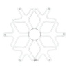 Фигура «Снежинка» из гибкого неона, 720LED 42W 230V 60х60см, IP65 цвет свечения белый NEON-NIGHT