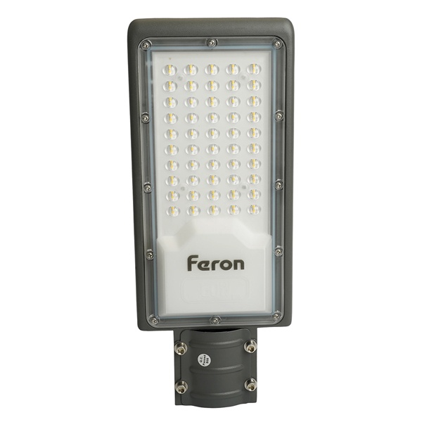 Консольный светодиодный светильник Feron SP3032 50W 6400K 230V серый IP65 d40-50mm