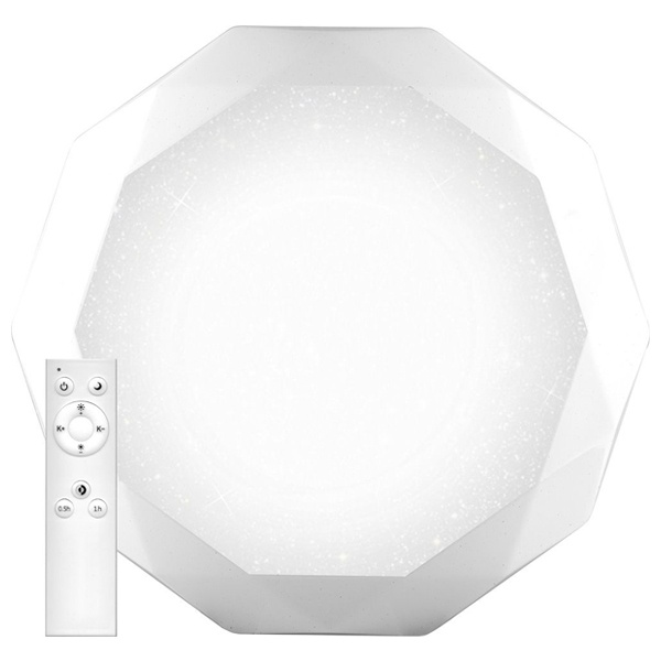 Светильник светодиодный управляемый с пультом Feron AL5200 DIAMOND тарелка 70W 3000К-6000K белый